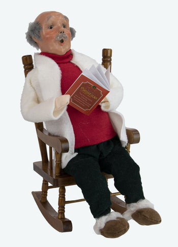 Byers Choice Caroler 2023: Grandpa on Rocker